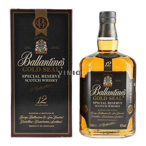 Uísque Whisky Blended Ballantine’s Gold Seal 12 Years George Ballantine & Son Limited Distillers 12a Escócia Não Especificado Não especificado