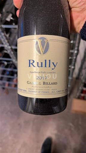 Burgundy Rully Gabriel Billard 2017