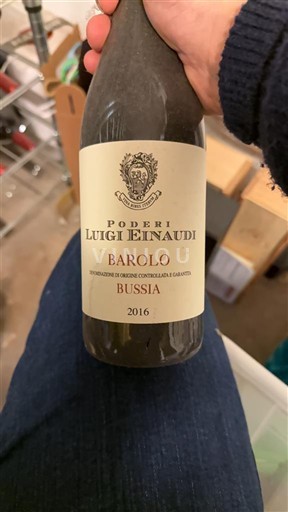Piémont Barolo Poderi Luigi Einaudi Bussia 2016
