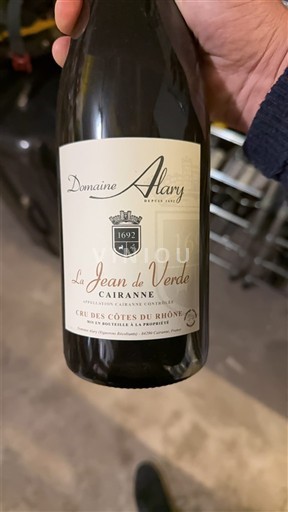 Valle del Ródano Cairanne Domaine Alary La Jean de Verde 2020