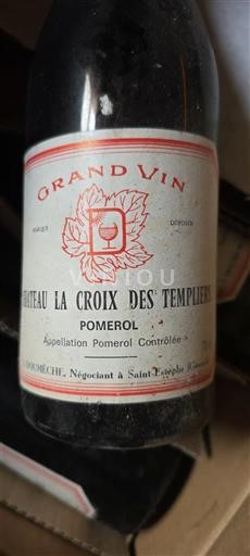 Bordeaux Pomerol Château La Croix des Templiers 1975
