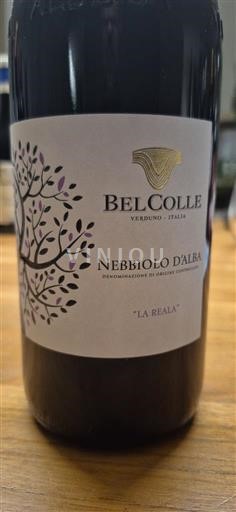 Piemonte Nebbiolo d'Alba Bel Colle La Reala 2020
