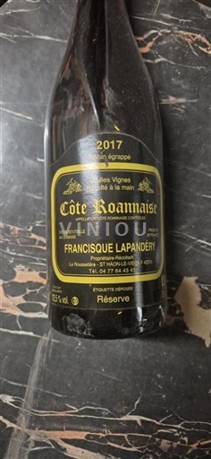 Vale do Loire Côte-roannaise Francisque Lapandery Réserve 2017