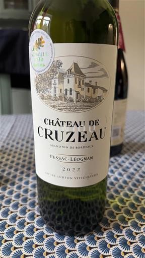 Бордо Пессак-Леоньян Château Cruzeau 2022