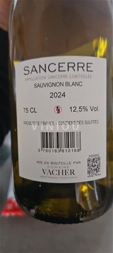 Loire Valley Sancerre Vacher 2024