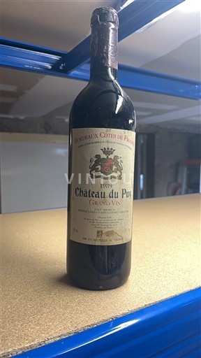 Bordeaux Non specificato Château Puy Grand Vin 1989