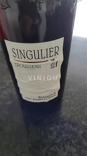 Jura Arbois Bénédicte & Stéphane Tissot Singulier 2014