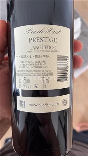 Languedoc Puech-Haut Prestige Ohne Jahrgang