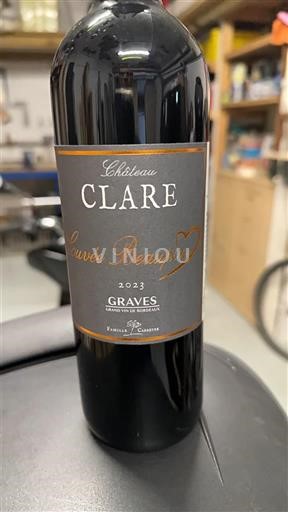 Bordeaux Graves Château Clare Beauty 2023