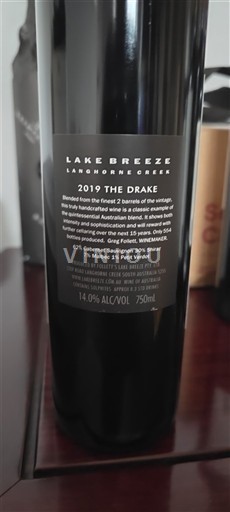 South Australia Langhorne Creek Lake Breeze The Drake 2019