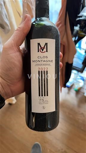 Bordeaux Côtes de Bordeaux Clos Montagne 2022
