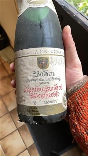 Bádensko Weingut Zaiser 1981