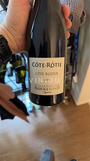 Rona dolina Côte-rôtie Patrick & Christophe Bonnefond Côte Rozier 2019