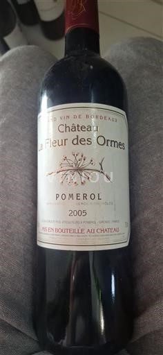 Bordeaux Pomerol Château La Fleur des Ormes 2005