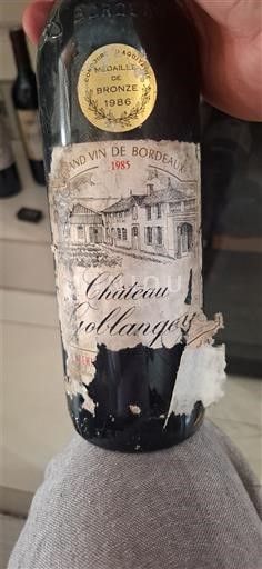Bordeaux Château Goblangey 1985