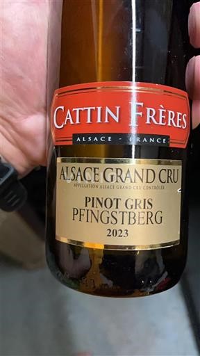 Elzas Alsace Grand Cru Grand Cru Cattin Frères Pfingstberg 2023