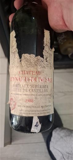 Burdeos No especificado Château Reynaud-Dunesme 1988