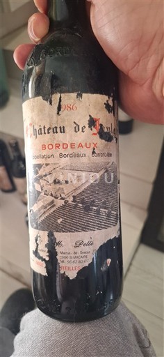 Bordeaux Bordeaux Supérieur Château La jayle 1986