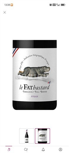 Languedoc a Roussillon Pays d'Oc Fat Bastard Syrah 2023