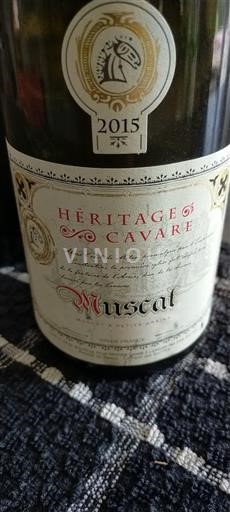 Rhônevallei Muscat de Beaumes-de-Venise Héritage Cavare 2015