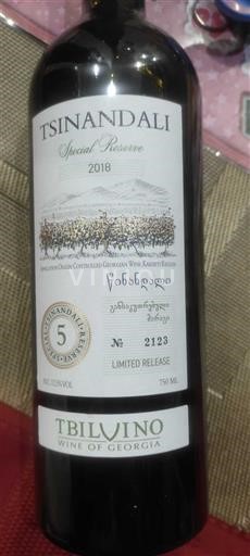 Cáucaso Tsinandali Tbilvino Special Reserve 2018