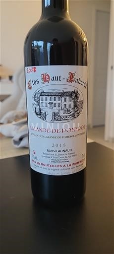 Bordeaux Lalande-de-Pomerol Clos Haut Laborde 2018