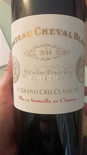 Bordeaux Saint-Émilion Grand Cru Grand Cru Château Cheval Blanc 2016
