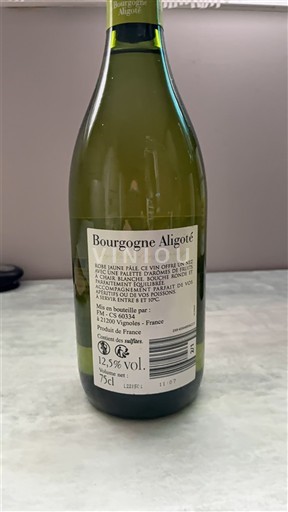 Burgundy Bourgogne Aligoté Vignerons de Buxy 2020