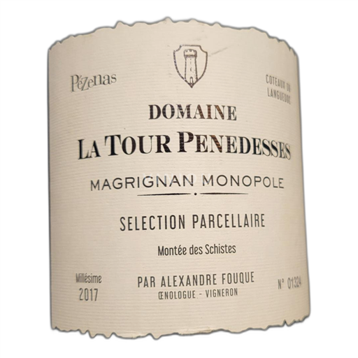 Languedoc Domaine La Tour Penedesses Magignan Monopole 2017