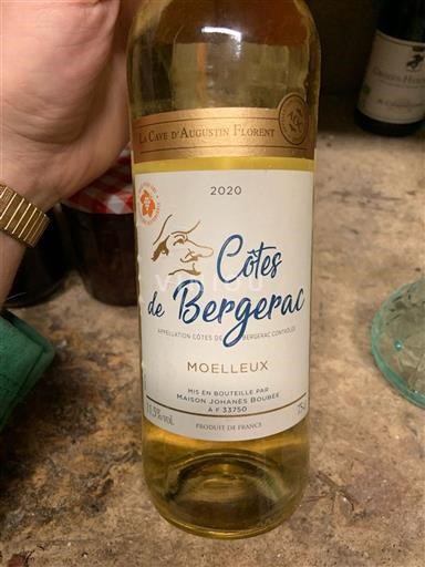 South West Côtes de Bergerac La Cave d’Augustin Florent 2020