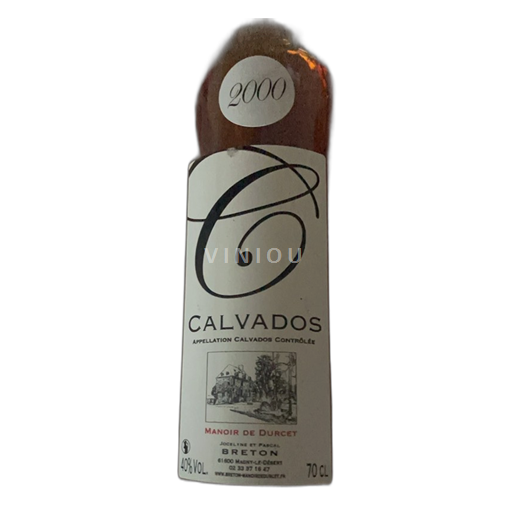 Calvados XO Calvados 2000 Manoir de Durcet Manoir de Durcet 20a - 2000 Francie Normandie Calvados