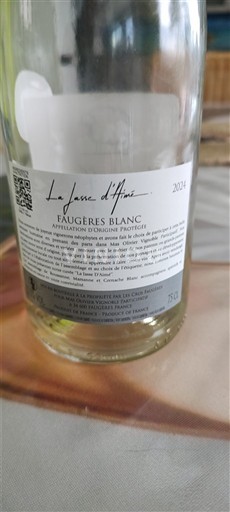 Languedoc Faugères La Jasse d'Aimé 2024