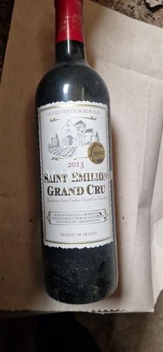 Bordeaux Saint-Émilion Grand Cru Haut Gravet 2013