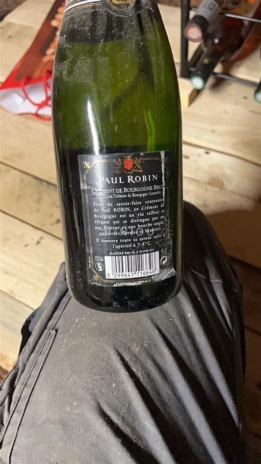 Borgoña Crémant de Borgoña Paul Robin Sin añada