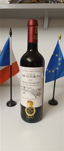 Bordeaux Côtes-de-bourg Château Genibon Prestige 2021