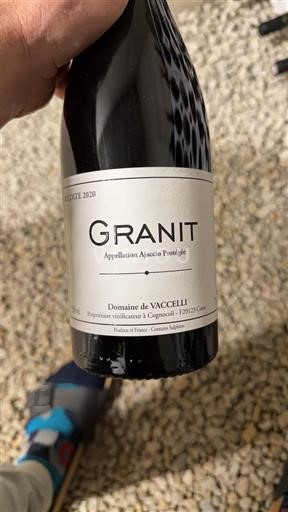 Корсика Аяччо Domaine Vaccelli Granit 2020