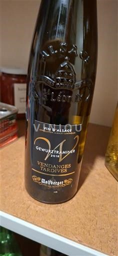 Alsazia Vendanges Tardives Wolfberger 2018