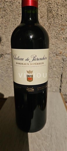 Bordeaux Bordeaux Supérieur Château Parenchère 2020