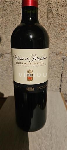 Bordeaux Bordeaux Supérieur Château Parenchère 2020