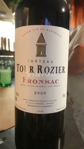 Bordeaux Fronsac Château Tour Rozier 2020