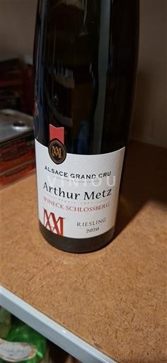 Alsace Riesling Grand Cru Arthur Metz Wineck SCHLOSSBERG 2020