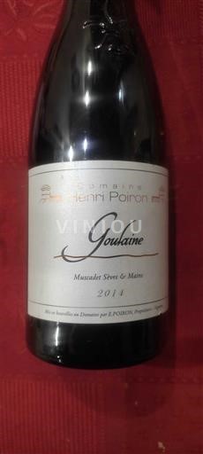 Loire-dalen Muscadet-Sèvre-et-Maine Domaine Henri Poiron Goulaine 2014