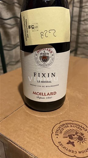Borgonha Fixin Moillard Le Messal Não Sazonado
