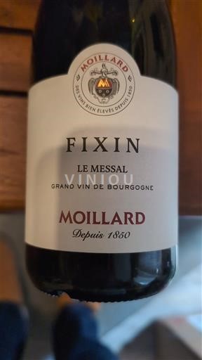 Versterkte wijnen Rouge sec Le Messal Moillard 2022 Frankrijk Bourgondië Fixin AOC