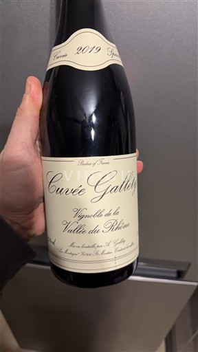 Rhônen laakso Rhône-laakso Vignoble de la Vallée du Rhône Gallet 2019