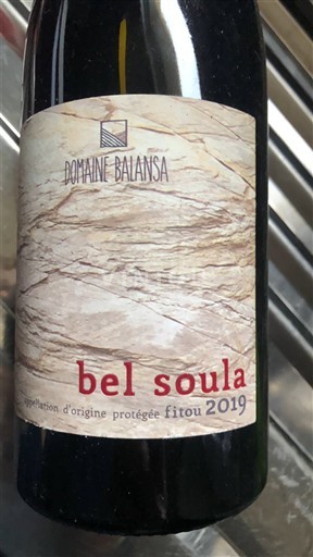 Languedoc Fitou Domaine Balansa bel soula 2019