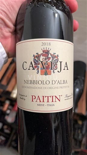 Piemonte Nebbiolo d'Alba Paitin Ca Veja 2018