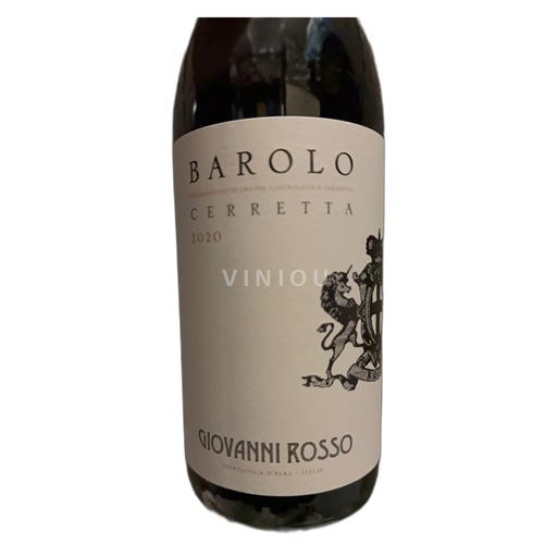 Piemonte Barolo Giovanni Rosso Cerretta 2020
