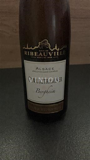 Alsacia Gewurztraminer Cave de Ribeauvillé Bergheim 2014