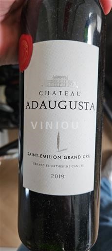 Bordeaux Saint-Émilion Grand Cru Grand Cru Château Adaugusta 2019